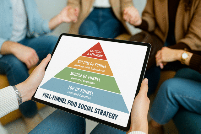 full-funnel-paid-social-strategy-marketing-journey-pyramid